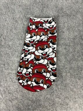 Playful Red & Brown Cartoon Dog Pet Sock - Unbranded